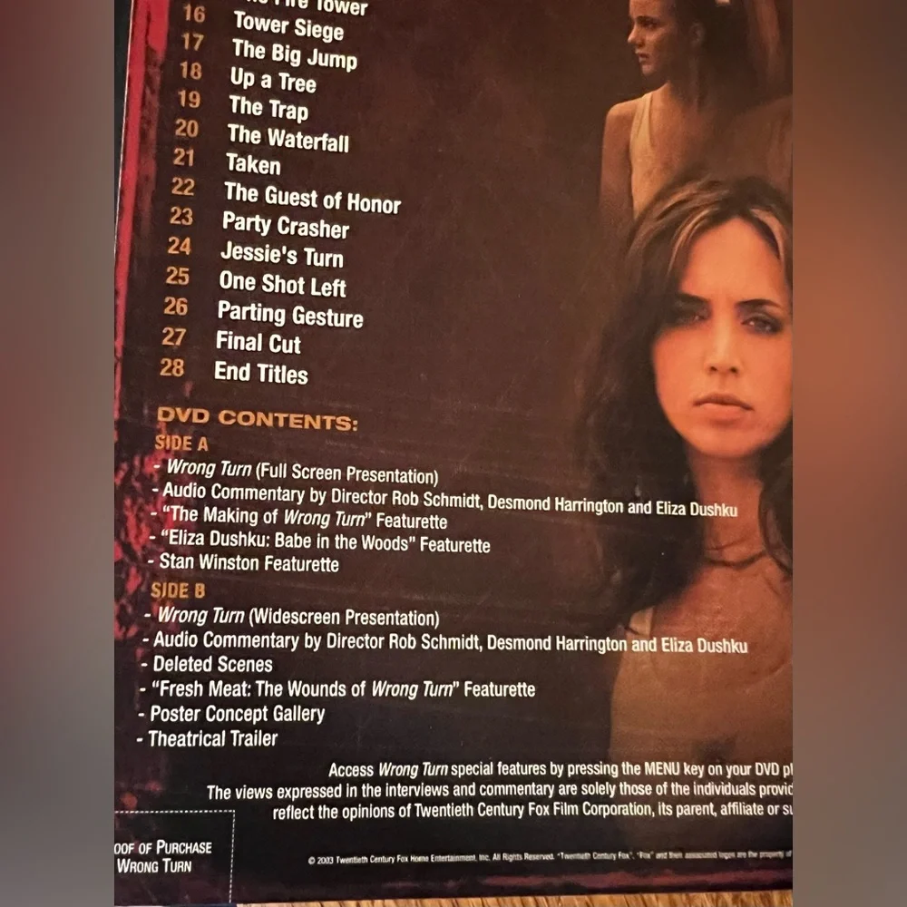 ‼️SOLD‼️ Wrong Turn (DVD) By: Summit Entertainment Presents 🎃 - Picture 10 of 13